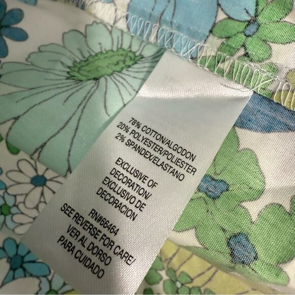 NWT Sandra Darren Spring Summer Sleeveless Sundress with Mandarin Collar sz 14 - Picture 5 of 6